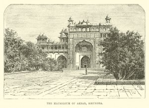 Das Mausoleum von Akbar, Sikundra von English School