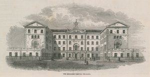 Das Middlesex Hospital erweitert von English School