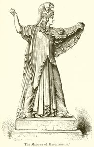 Die Minerva von Herculaneum von English School