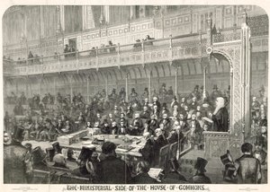 Die Ministerseite des House of Commons von English School
