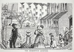 Die bedeutende Frage, Illustration aus Punch von English School