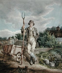 Der Miststreuer, ca. 1830 von English School