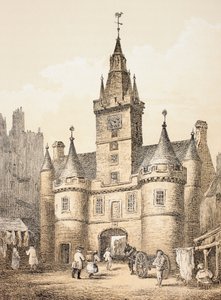 Das Netherbow-Tor, Edinburgh, aus 
