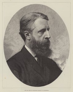 Der neue Herzog von Devonshire, Marquis von Hartington (Gravur) von English School
