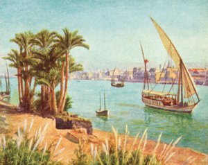 Der Nil, Blick nahe Kairo