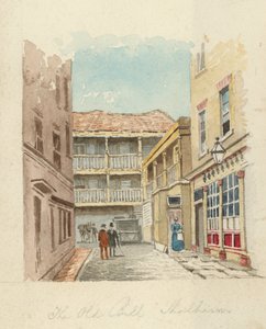 Die Alte Bell Taverne, Holborn, London von English School