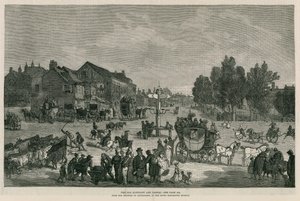 Das alte Elephant and Castle von English School