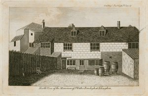 Das alte Pied Bull (Rückseite), Sir Walter Raleighs Haus von English School