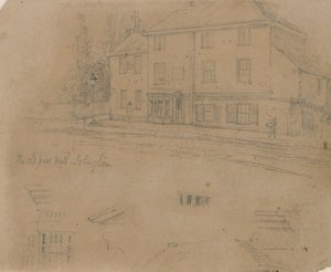 Das alte Pied Bull Inn, Islington von English School