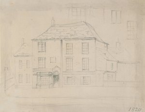 Das alte Pied Bull Inn, Islington von English School