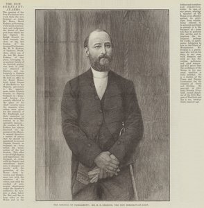 Die Eröffnung des Parlaments, Mr. H. D. Erskine, der neue Sergeant-at-Arms von English School
