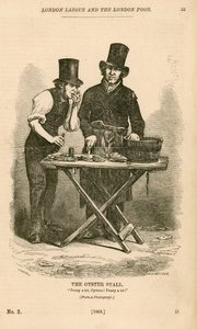 Der Austernstand aus London Labour and the London Poor von English School