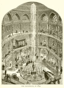 Das Panopticon im Jahr 1854 von English School
