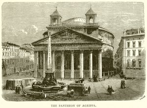 Das Pantheon von Agrippa von English School