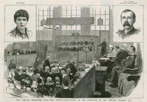 Der Pimlico-Vergiftungsfall, das Kreuzverhör von Mr. Bartlett durch Mr. Edward Clarke QC von English School
