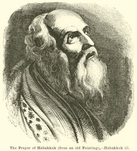 Das Gebet des Habakuk, nach einem alten Gemälde, Habakuk, iii von English School