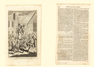 Der Premier verteilt die Brote und Fische an die Arbeiter in seinem Weinberg, 9. Mai 1772 von English School