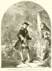 Die Prinzessin Amelia versucht eine Versöhnung zwischen Georg III. und Lord Bute von English School