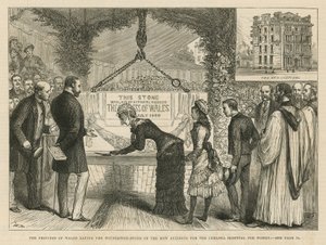Die Prinzessin von Wales legt den Grundstein für das neue Gebäude des Chelsea Hospital for Women von English School