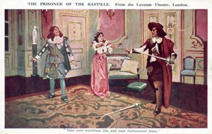 Der Gefangene der Bastille, aus dem Lyceum Theatre, London von English School