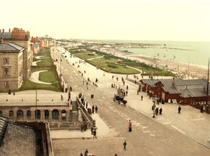 Die Promenade und Seen, Southport von English School