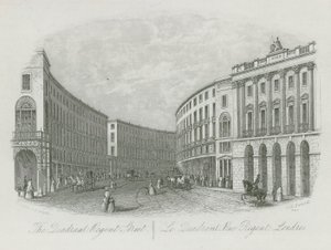 Der Quadrant, Regents Street, London von English School