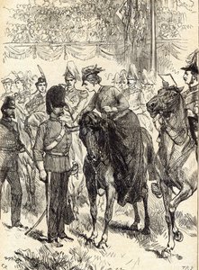 Die Königin verteilt Victoria-Kreuze im Hyde Park