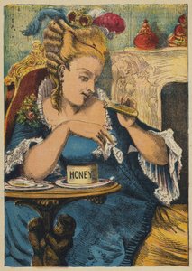 Die Königin in ihrem Salon von English School