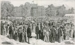 Die Gartenparty der Königin im Buckingham Palace von English School