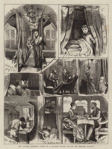 Die Eisenbahnfrage, Notizen in einem Pullman Palace Car auf der Midland Railway von English School