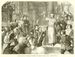 Widerruf von Erzbischof Cranmer in der St. Mary