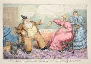 Die Rückkehr vom Kontinent oder die verwirrte Familie, veröffentlicht 1835 von English School