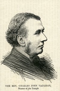 Der Rev. Charles John Vaughan, Dekan von Llandaff