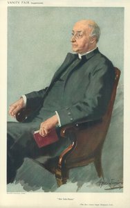 Der Rev Canon Edgar Sheppard, Der Sub-Dekan, 12. April 1911, Vanity Fair Karikatur von English School