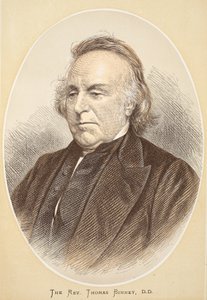 Der Rev. Thomas Binney, D.D., Illustration aus der Bildausgabe des Lebens und der Entdeckungen von David Livingstone von J. Ewing Richie, veröffentlicht von A. Fullarton & Co., 1876 von English School