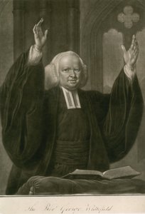 Der Reverend George Whitefield, MA, einer der Gründer des Methodismus von English School