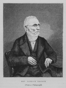 Der Reverend Patrick Bronte (Stich) von English School