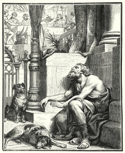 Der reiche Mann und Lazarus von English School
