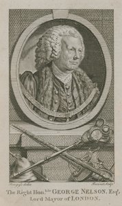Der ehrenwerte George Nelson, Lord Mayor von London von English School