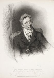 Der ehrenwerte Henry Grattan, graviert von J. Godby nach einer Originalzeichnung von A. Pope, 1810 von English School