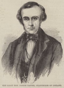 Der ehrenwerte Joseph Napier, Kanzler von Irland (Gravur) von English School