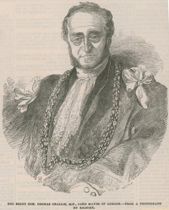 Der ehrenwerte Thomas Challis, MP, Lord Mayor von London von English School