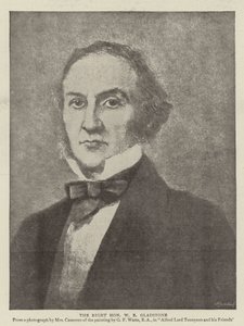 Der ehrenwerte W E Gladstone (Lithographie) von English School