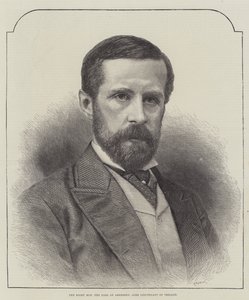 Der ehrenwerte Earl of Aberdeen, Lord Lieutenant von Irland (Stich) von English School
