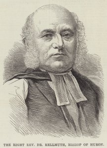 Der rechte ehrwürdige Dr. Hellmuth, Bischof von Huron (Gravur) von English School