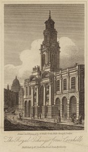 Die Royal Exchange in der City of London von English School