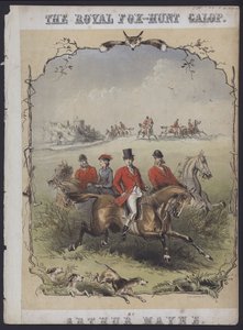 Die königliche Fuchsjagd Galop, von Arthur Mayne von English School