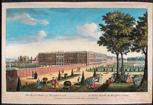 Der Königspalast von Hampton Court von English School