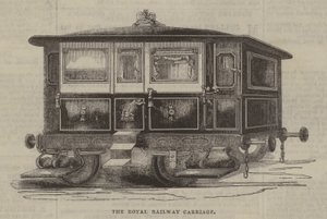 Die königliche Eisenbahnwagen von English School