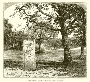 Der Rufus-Stein im New Forest